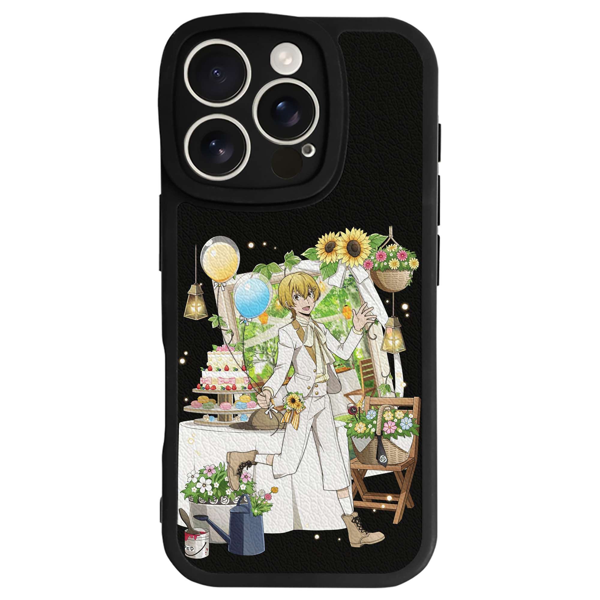 （画像用） 文豪ストレイドッグス Bungo Stray Dogs 【iPhone 16シリーズ対応】シリコンスマホケース（レザー調） 材質：シリコン